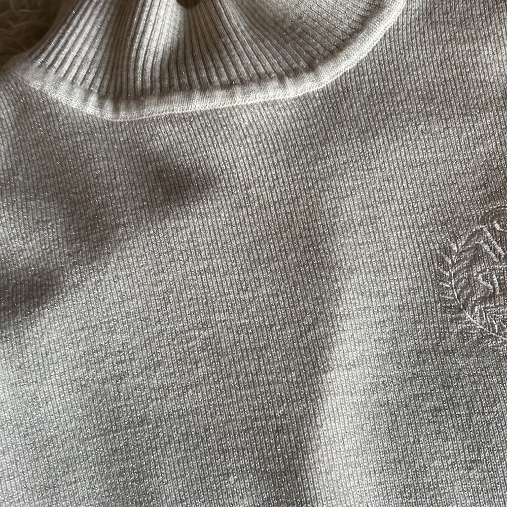 Serac silver metallic ski sweater and silver ski pants - Picture 5 of 11